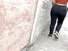 Big Ass Walking.  Cute Teen 2