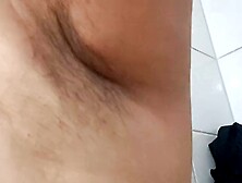 Wife Has A Lot Of Hair On Her Pussy,  Her Armpits Are Growing Hair And She Shows Her Adorable Tits