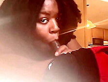 Twitter Celebrity AngelMarie9955 licks YoungStarBrazy’s Gummy Worm ( Bfreakl06 )