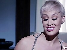 Short Haired Golden-Haired Aged meets Large Ebony Dong