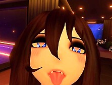 Mute Nympho Blows your Rod and Fucks you Wildly until she Orgasm in VRChat.