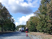 Rubberdoll Monique - Als TV Hure am Autobahnparkplatz