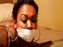 Ebony Gagged