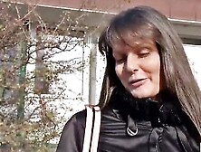 Mature woman agrees to sucks some hard cock on the camera