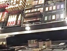 Nice butt chick in gray leggings