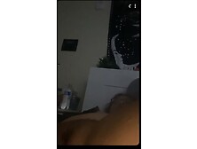 Teen Fucks Her Pussy While Vaping