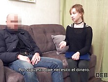 Debt4K Deudora Desempleada Alice Klay Tiene Que Tomar La Polla Del Hombre En El Coño