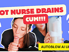 Nasty Nurse Uses Autoblow Ultra To Milk Out Dick