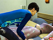 Son Rides Sleeping Korean Mom | Korean Mom And Son Fucking | korean video sex scene