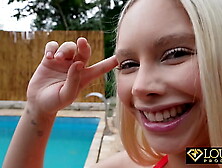 Fucking and cums in the blonde's butt | Vivian Lola | LP Productions