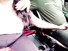 Desi Big Boobs Bhabhi ki Risky Public Blowjob, Handjob Fuck and Cum Inside Mouth and Pussy.