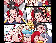 Orgy With All The Hotties Of Dbz Bulma,  Chichi,  Android 18,  Videl,  Kale And Caulifla