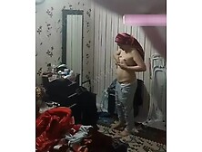 Hidden Cam Egyptian Mother Changing Big Tits Spy