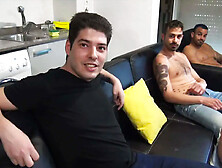 Curious Straight Guy Experiments With Gay Gang Bang!