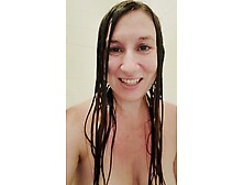 Christian Songs in the Salt Bathroom: Topless Shoshanna Blanca Sings "Cuz This guy Lives"