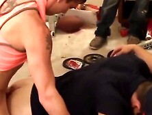 College Guys Share A Hot Threesome With French Dude