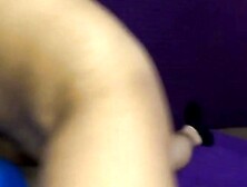 Young mulatto with a bubble booty banged! at home
