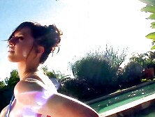 Lana Kendrick - Patriotic goddess Bath-Tub one