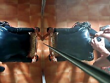 mother I'd like to fuck chairtied,  throatfucked with ring gag and throatpie