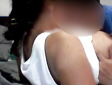 Maid gives cock-sucking and serves pussy for breakfast