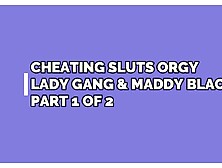 Maddy Gushes On Matt Bird As Lady Gang Jerks Off Porno Dan!