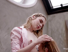 Alice Shea,  Blonde Girls And Beautiful Girls - Two Beautiful And Licking Each Others Pussy