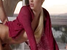 Unique blonde woman in art erotica