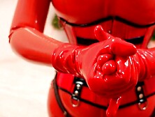 Latex Belt-on POV FemDom clip