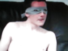 Twink Masked And Naked Wanking His Cock On Cam