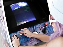 Petite Asian Teen Arcade Pussy Fucking