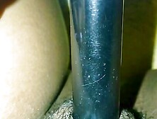 Playing hid-den with my brush while my parents sleep