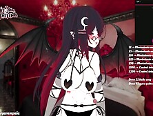 Vtuber Tocandose con Cartoon *Reacción* Me corro