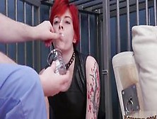 Bondage Gagged First Time Analmal Training