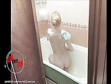 Girl Come To Her Friend And Hard Fucked In Ass.  Before,  She Masturbate In Bathroom.  60fps,  Julandjon