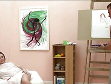 Hot Model Sabina Black Fucked By Her Painter