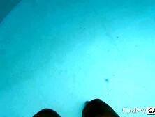 Public Pool Orgasm: Teen Babe's Solo Webcam Show