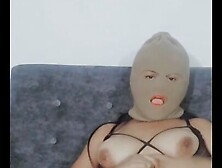 Girl with mask snatches up wanting to fuck