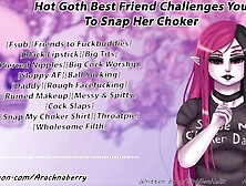 Roughly Facefucking Your Goth Best Friend on your Freindaversary