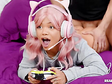 Gamer Girl, Xander Corvus And Paisley Paige - Bangs Her Roommate