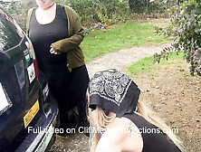 Queer Mechanic Squirts Hard Using Hitachi Magic Wand - Lesbian & Bisexual Orgy in HD