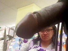 Latina Milf Flashed Bbc Precum Drip