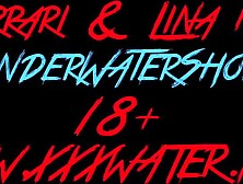 2 Goddess dyke brunettes into the swimming pool