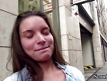 GERMAN SCOUT - ENTICE SLENDER ANITA B TO ANAL SCREW AT FAKE MODEL CASTING