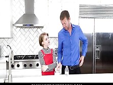 Slim Dakota Burns Is So Embarrassed To Performance Her Parents Her Grades.  Her Favorite Step-Uncle,  Cock Swardson Steps Inside T