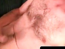 Long-Haired Hunk Smoking & Masturbating - Solo Male Strokes Off For The Camera