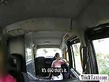 Gorgeous Brunette Suck The Cab Driver Cock Then Nailed