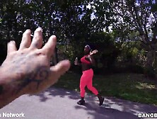 Huge Ebony Ass Rides The Bus