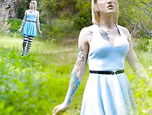 Sexy Petite April Oneill And Trans Stunner Lena Kelly Feeling Like In Wonderland