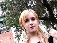 Fine Blonde Teeny Came With This Studs And Make Some Fun