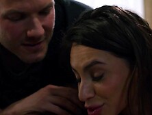 MODERN-DAY SINS - Cheating Lesbo Hime Marie Almost Caught Fucking Her two Hung Masseurs Next to Fiance